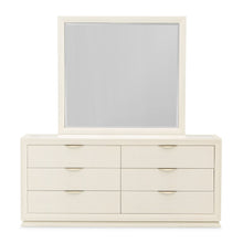 Portrait Dresser with Mirror - Alabaster White