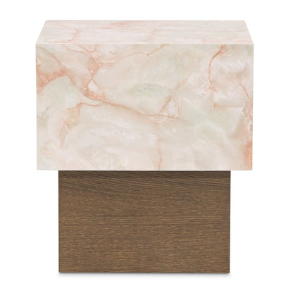 Portrait End Table - Sienna Brown