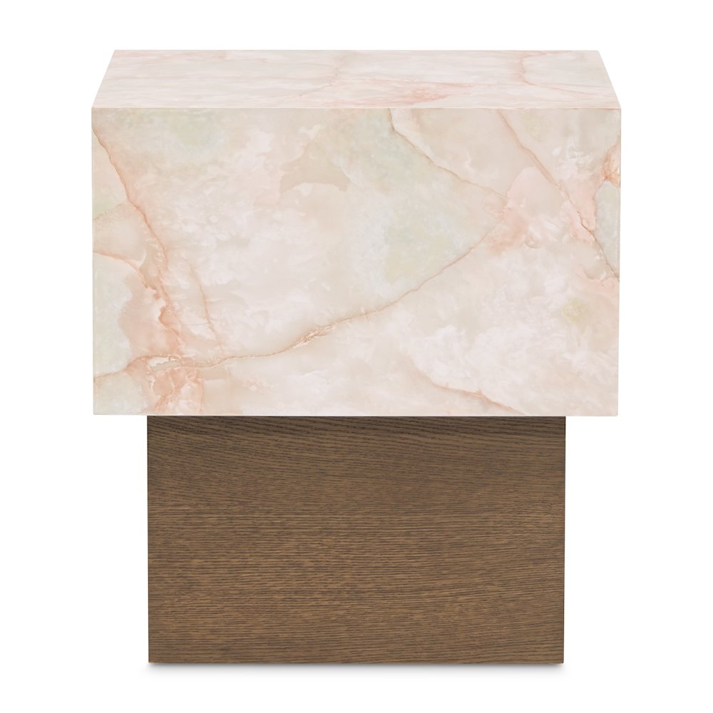 Portrait End Table - Sienna Brown