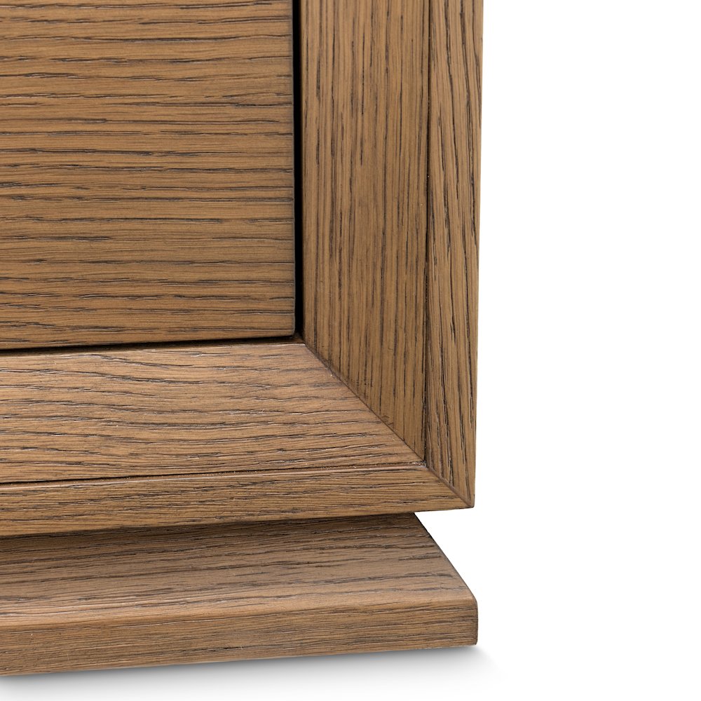 Portrait Display Cabinet - Sienna Brown