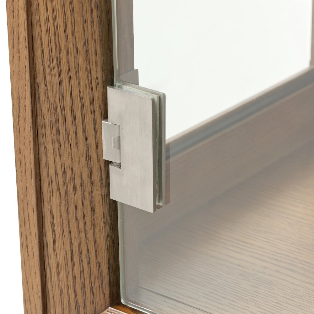 Portrait Display Cabinet - Sienna Brown