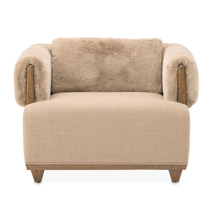Portrait Accent Chair, Toffee - Sienna Brown
