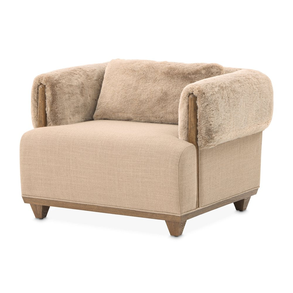Portrait Accent Chair, Toffee - Sienna Brown