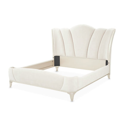 La Marisia Cal. King Upholstered Bed - Tranquil/Champagne Gold
