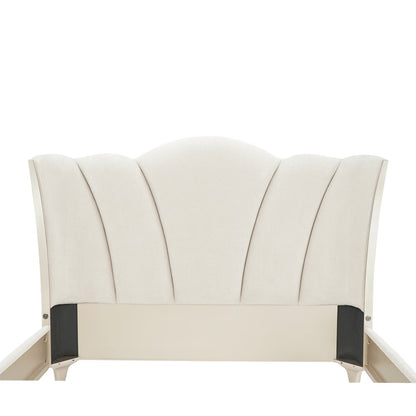 La Marisia Cal. King Upholstered Bed - Tranquil/Champagne Gold