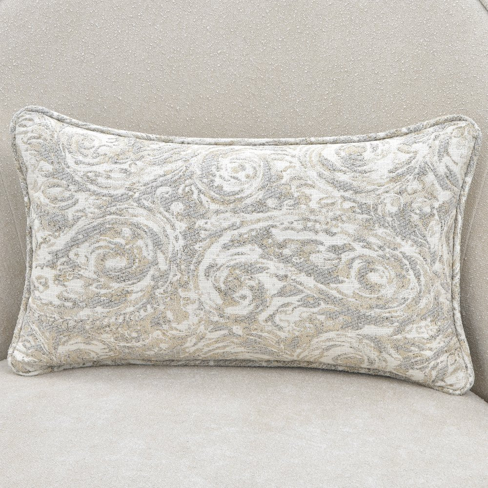 La Marisia Chenille Accent Chair - Tranquil/Light Champagne