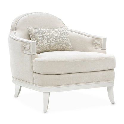 La Marisia Chenille Matching Chair - Tranquil/Creamy Pearl