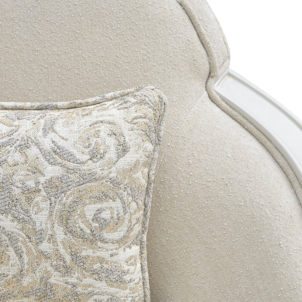 La Marisia Chenille Matching Chair - Tranquil/Creamy Pearl