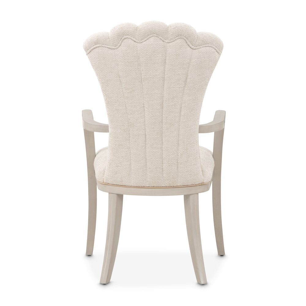 Fantosini Dining Arm Chair, Set of 2 - Silver Mist