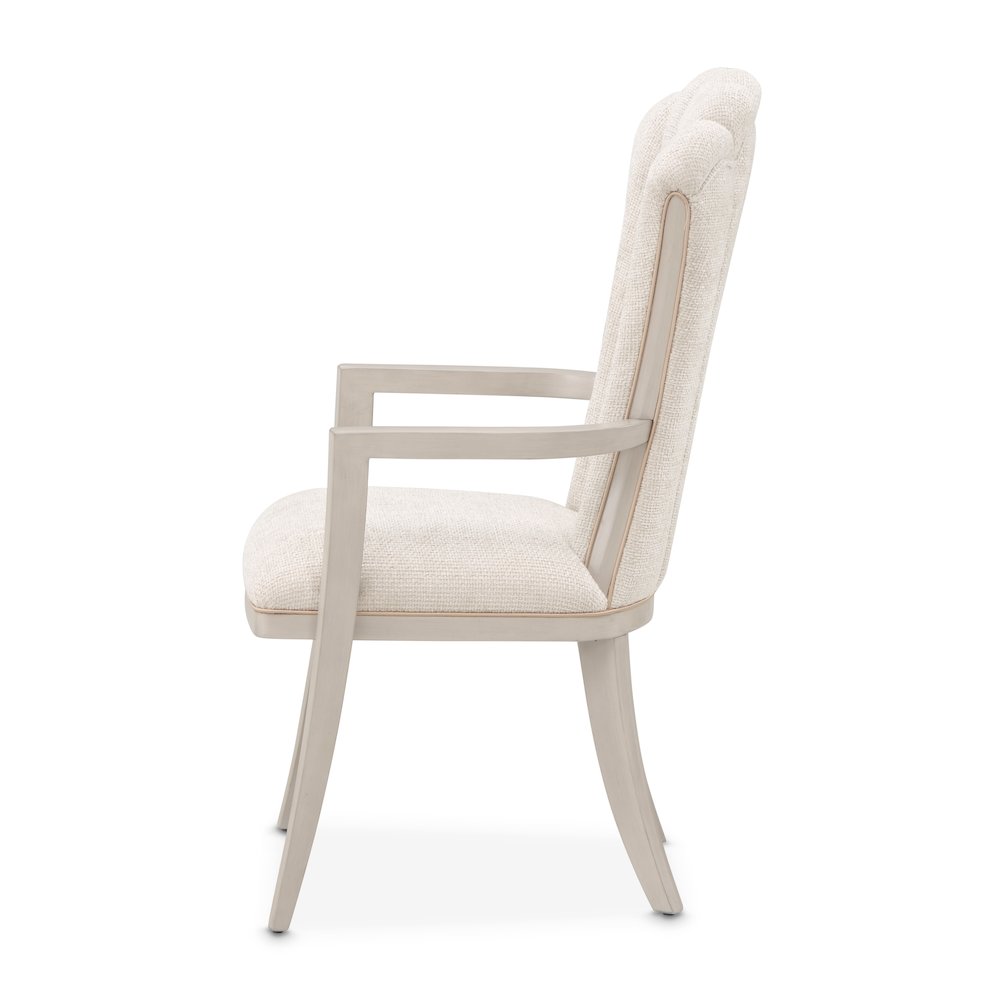 Fantosini Dining Arm Chair, Set of 2 - Silver Mist
