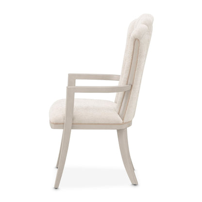 Fantosini Dining Arm Chair, Set of 2 - Silver Mist