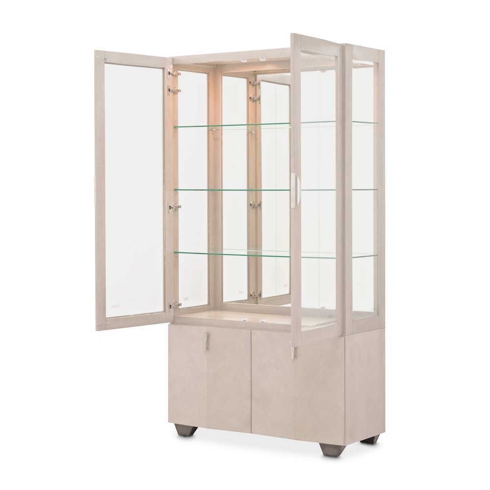 Fantosini Display Cabinet - Silver Mist