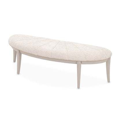 Fantosini Bed Bench - Silver Mist