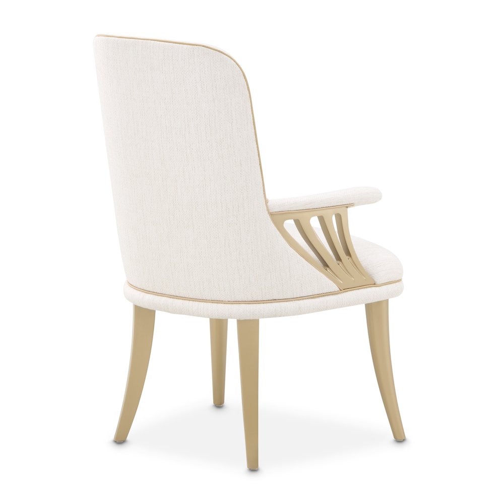 La Terrazza Dining Arm Chair, Set of 2 - Creamy Pearl