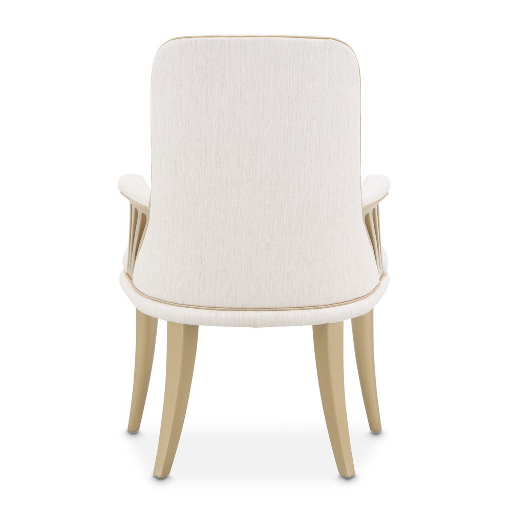 La Terrazza Dining Arm Chair, Set of 2 - Creamy Pearl