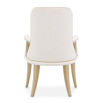 La Terrazza Dining Arm Chair, Set of 2 - Creamy Pearl