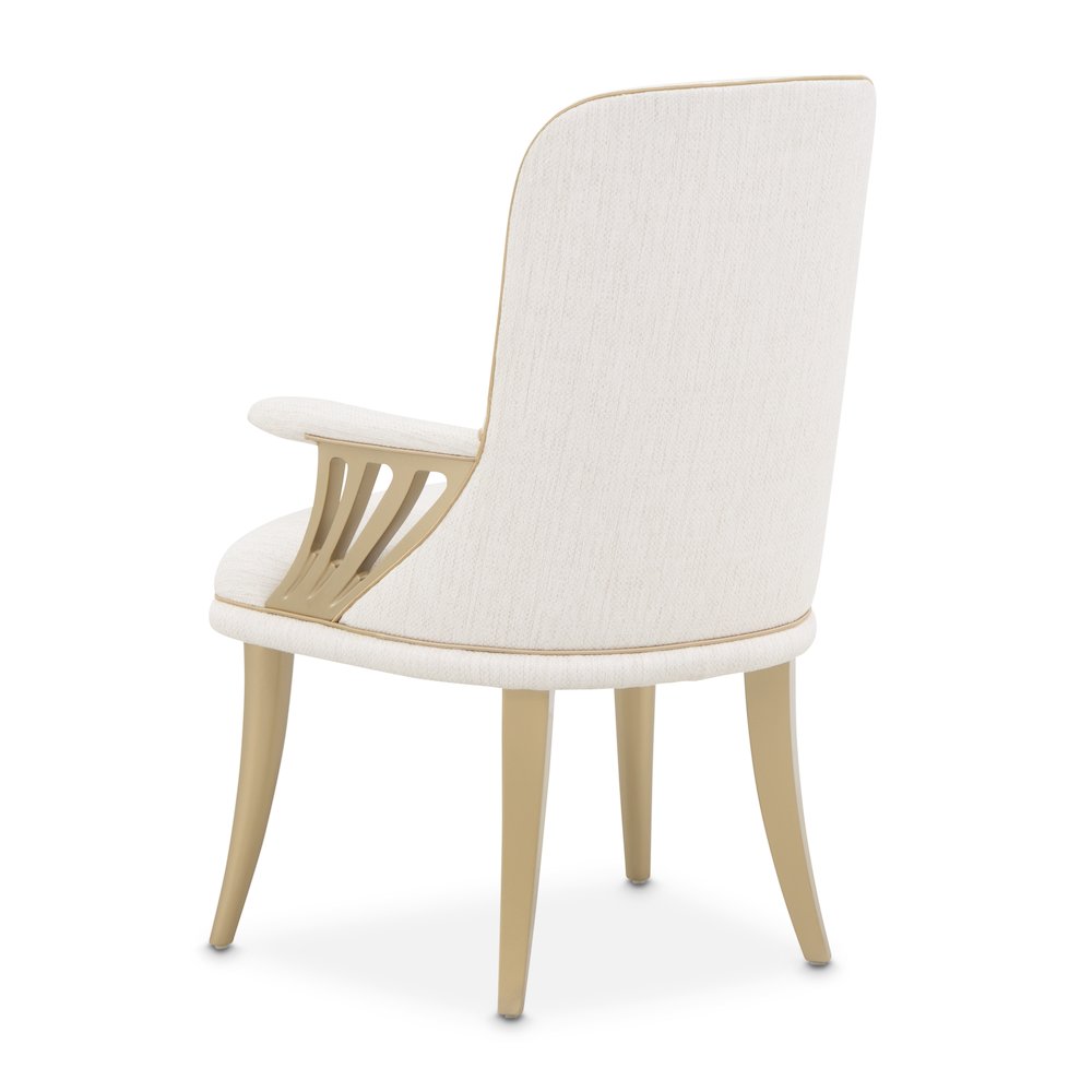 La Terrazza Dining Arm Chair, Set of 2 - Creamy Pearl