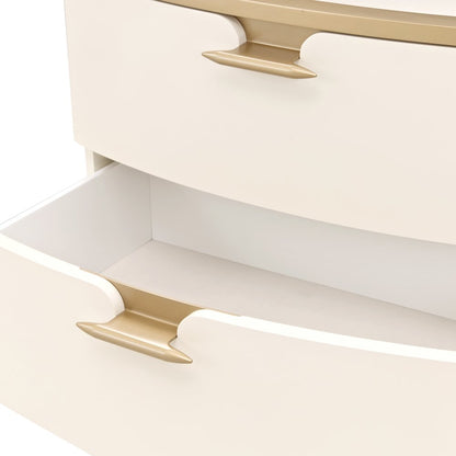 La Terrazza Nightstand - Creamy Pearl