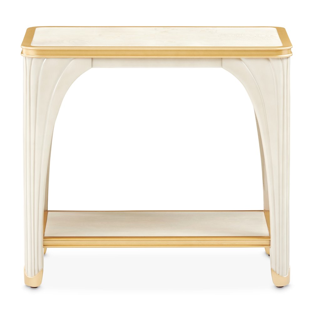 La Terrazza End Table - Silver Mist