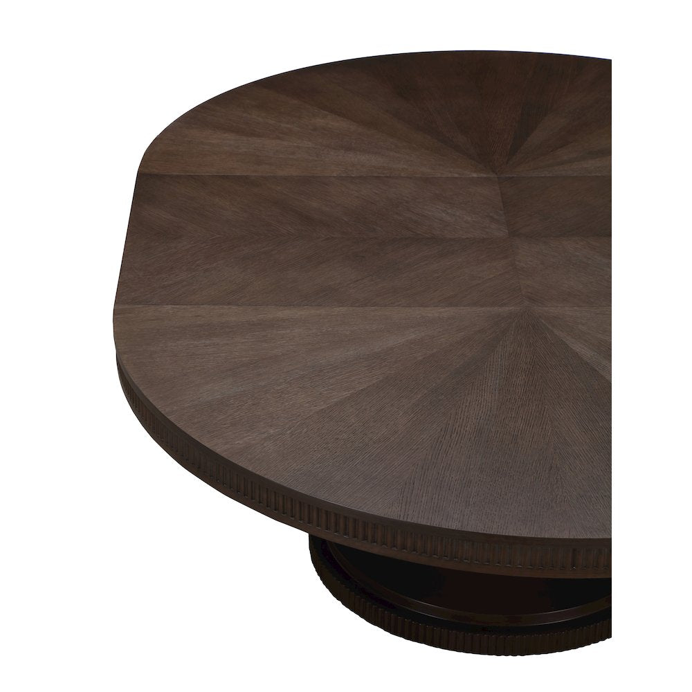 West Kensington Oval Dining Table - Medium Espresso