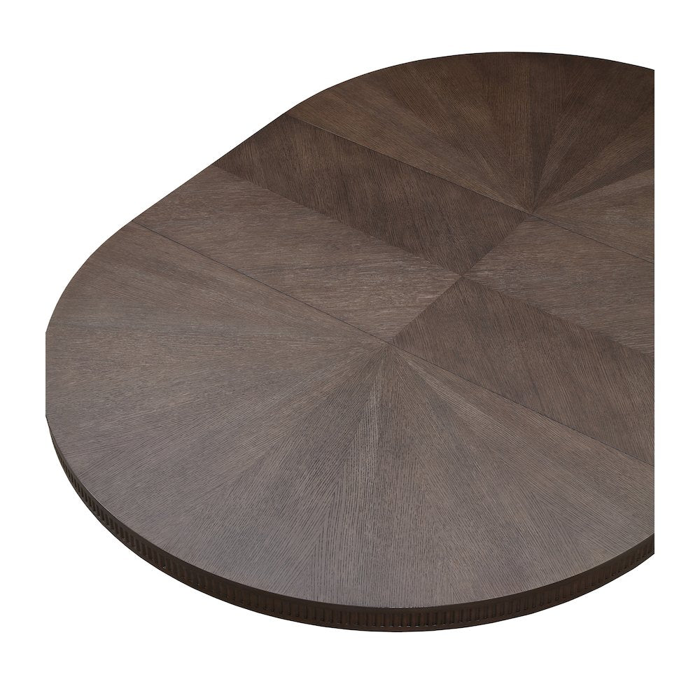 West Kensington Oval Dining Table - Medium Espresso