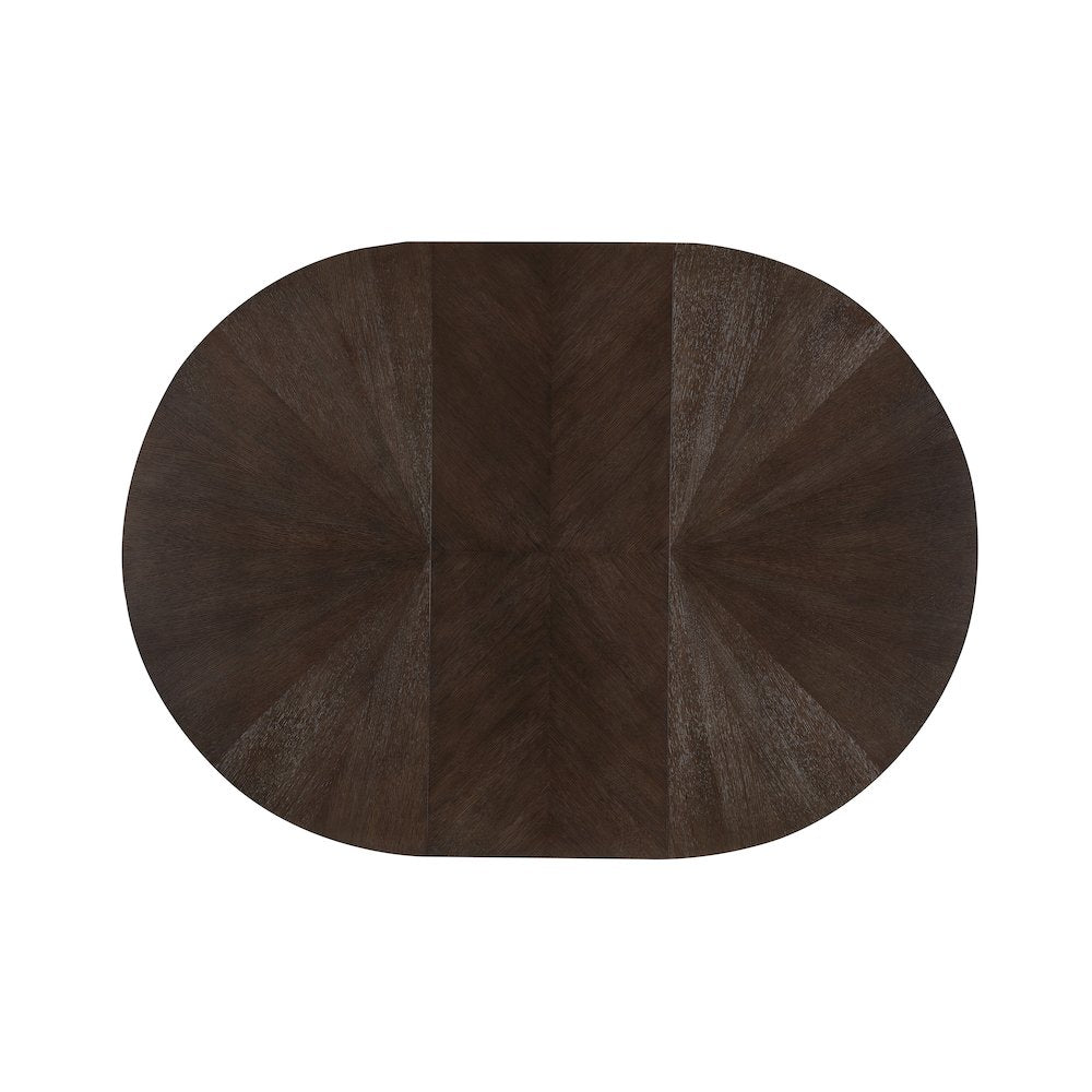 West Kensington Oval Dining Table - Medium Espresso