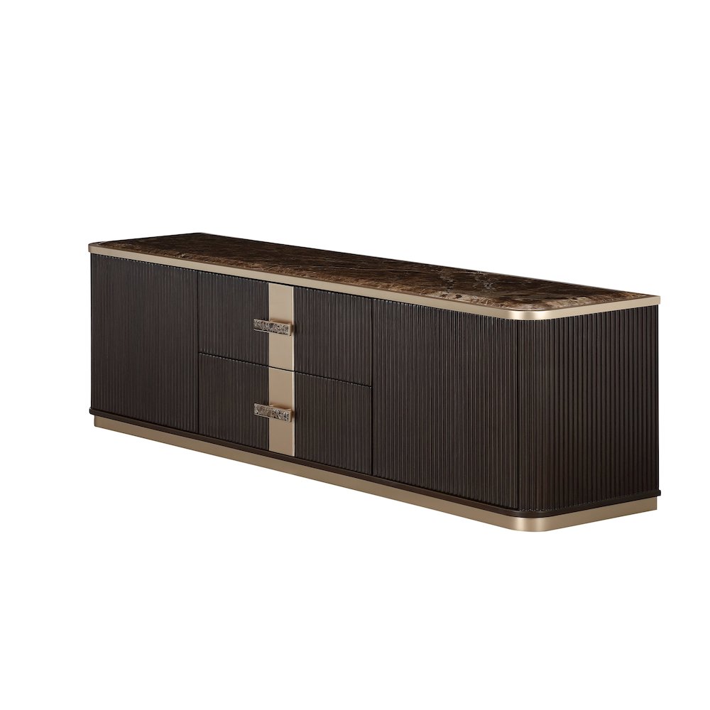 West Kensington Media Cabinet - Medium Espresso