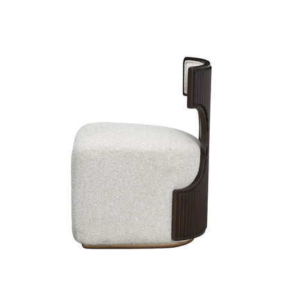 West Kensington Vanity Chair - Buff/Medium Espresso