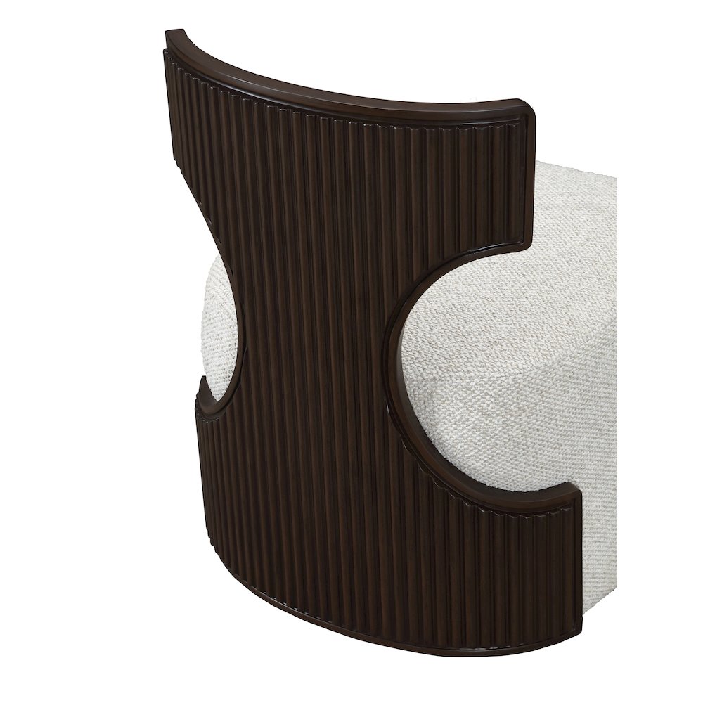 West Kensington Vanity Chair - Buff/Medium Espresso