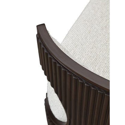 West Kensington Vanity Chair - Buff/Medium Espresso