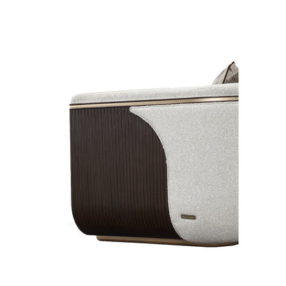 West Kensington Matching Chair - Buff/Medium Espresso