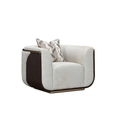West Kensington Matching Chair - Buff/Medium Espresso