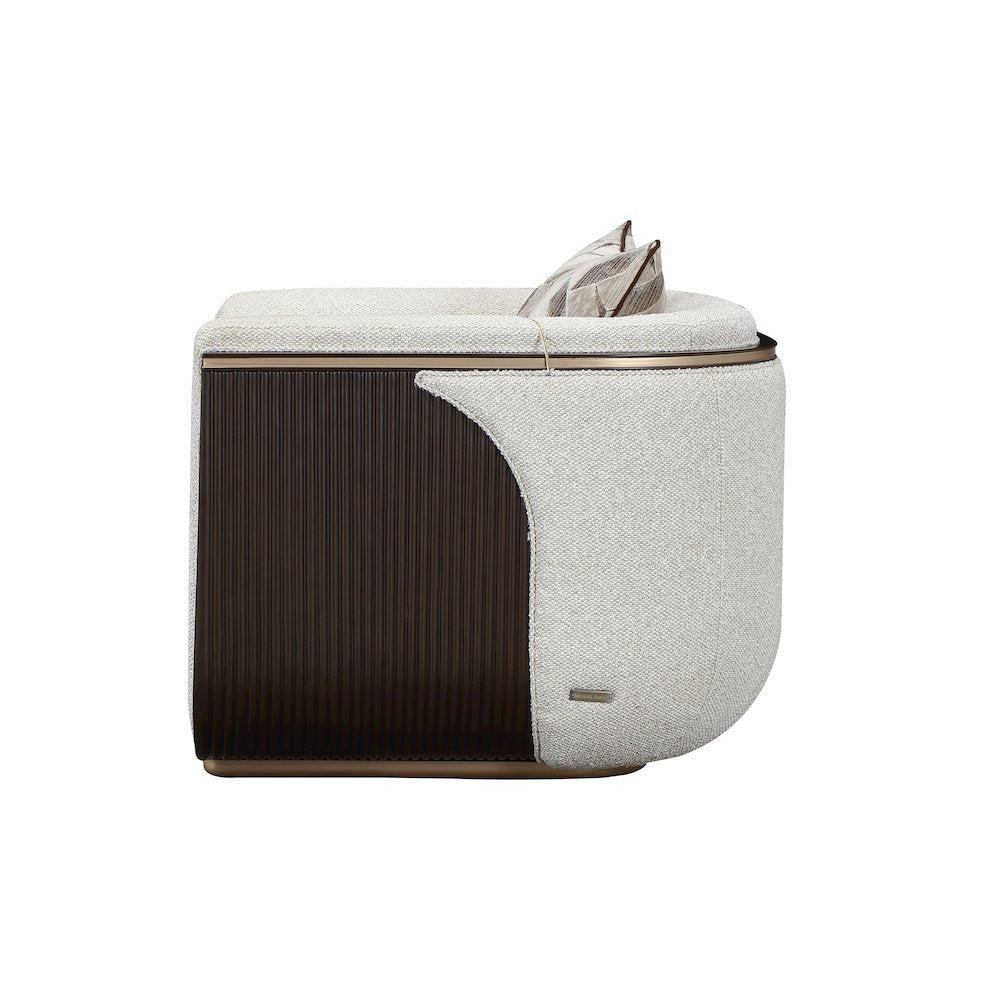 West Kensington Matching Chair - Buff/Medium Espresso