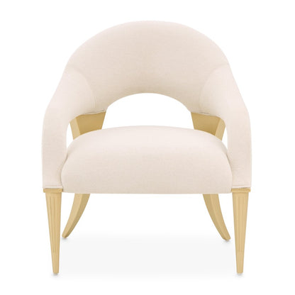 Scotts Square Accent Chair - Cornsilk/Light Champagne