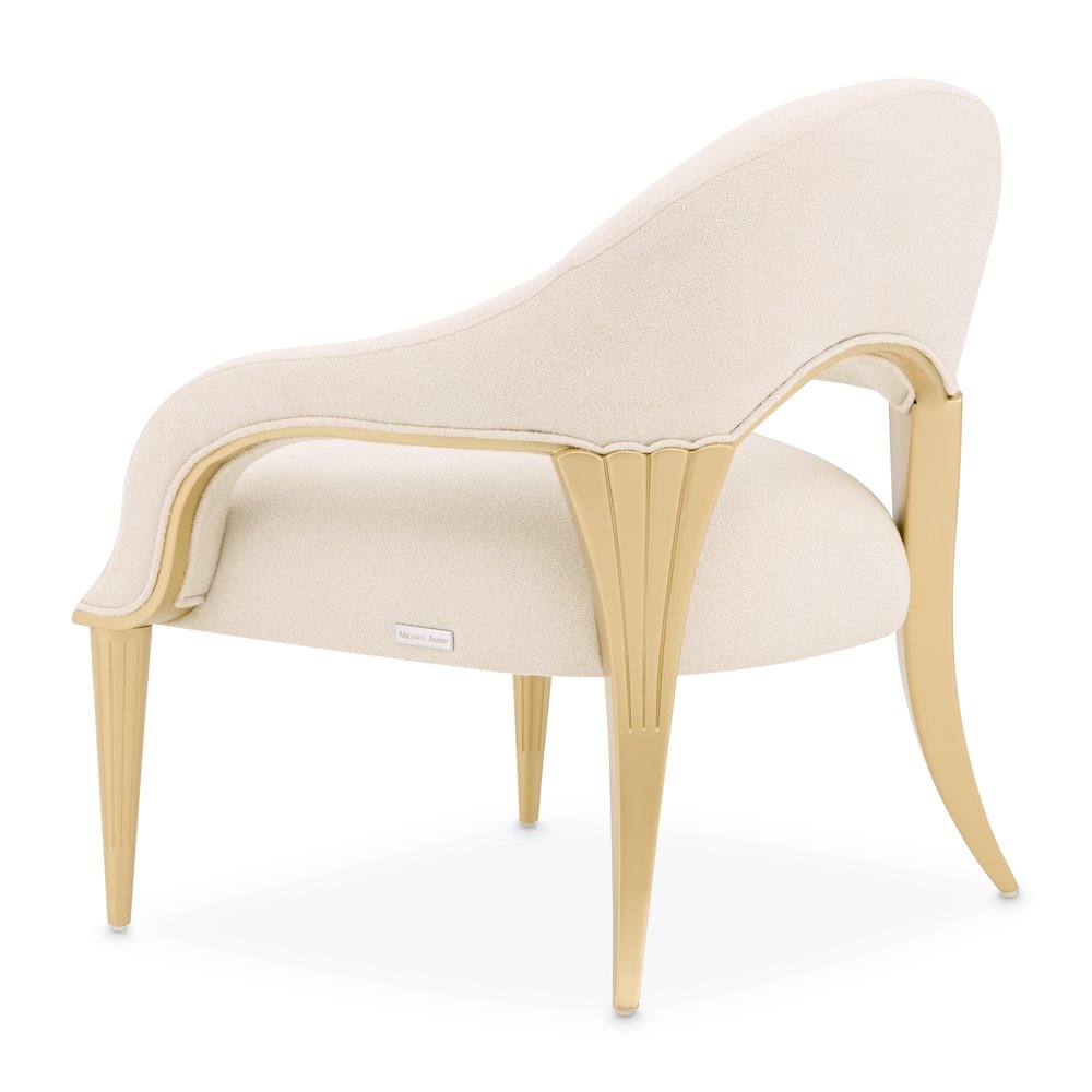 Scotts Square Accent Chair - Cornsilk/Light Champagne