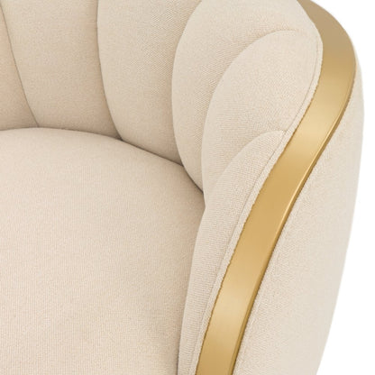 Scotts Square Chaise - Cornsilk/Light Champagne
