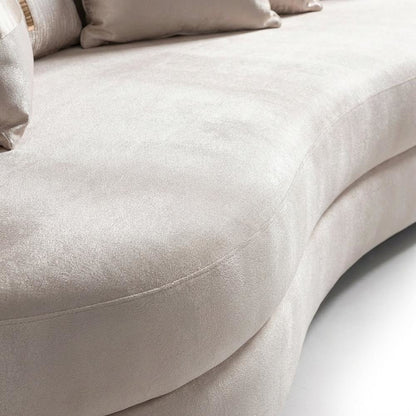 Carmela Mansion Sofa - Almond/Gold