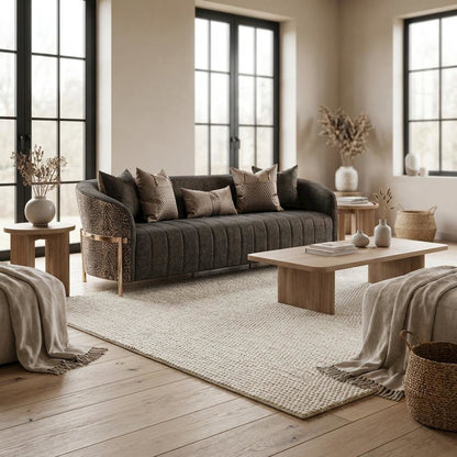 Lisbon Sofa - Onyx/Gold