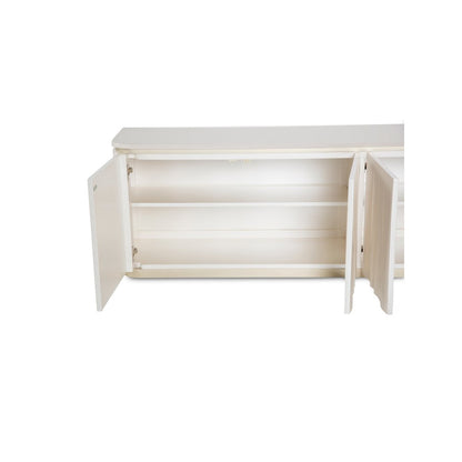 London Place Media Cabinet - Creamy Pearl