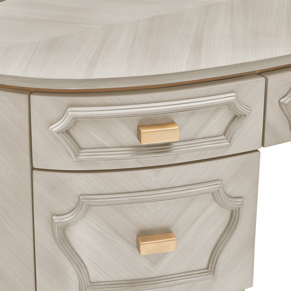 St. Charles Vanity Desk - Dove Gray