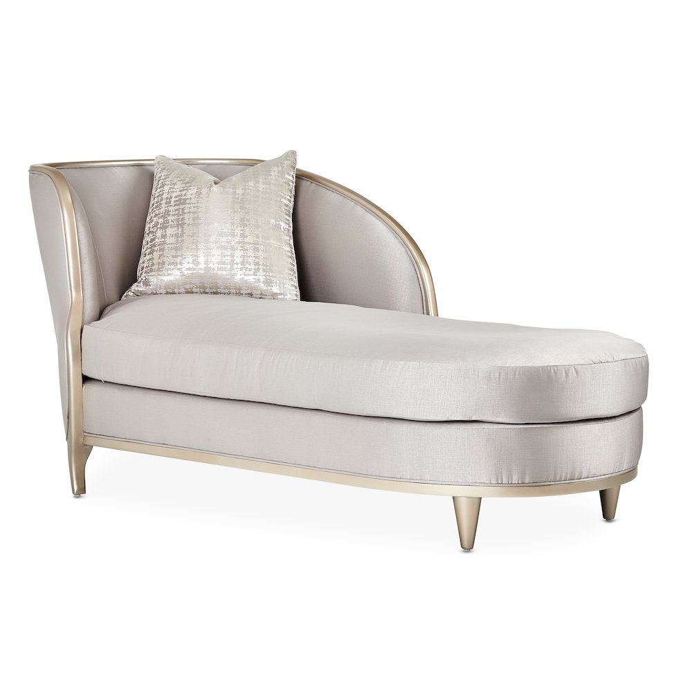 Malibu Crest Chaise - Truffle/Chardonnay