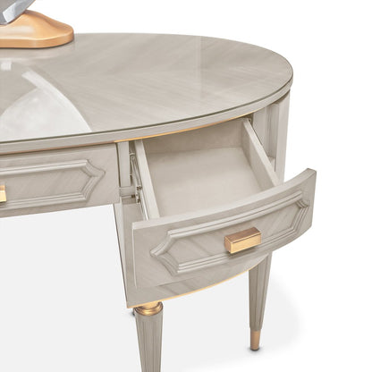 St. Charles Vanity Desk - Dove Gray