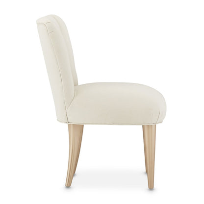 La Rachelle Vanity Chair - Icicle/Champagne