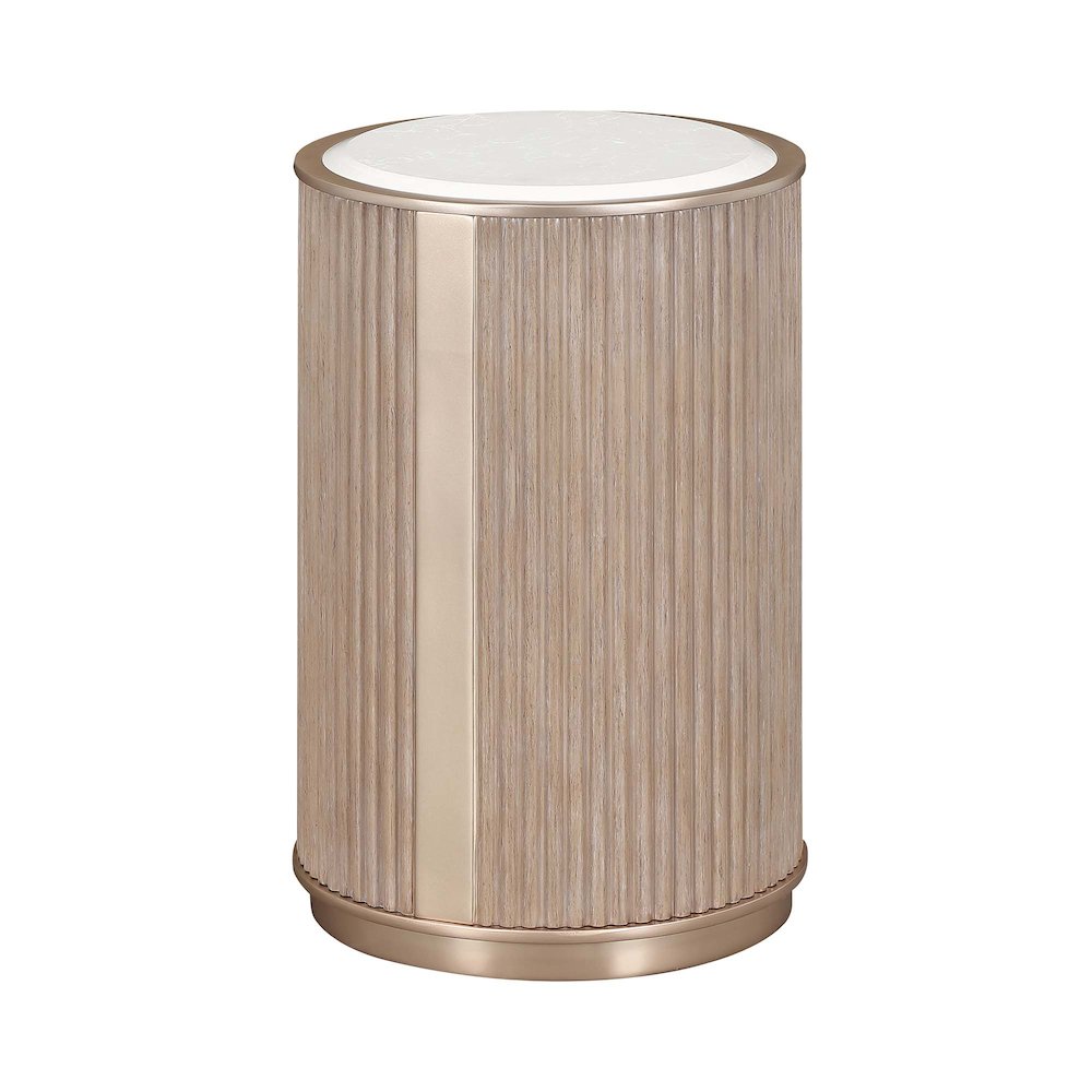 West Kensington Chairside Table - Sea Salt Caramel