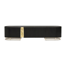 Lisbon Media Cabinet - Silken Matte Black