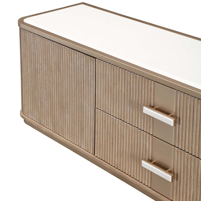 West Kensington Media Cabinet - Sea Salt Caramel