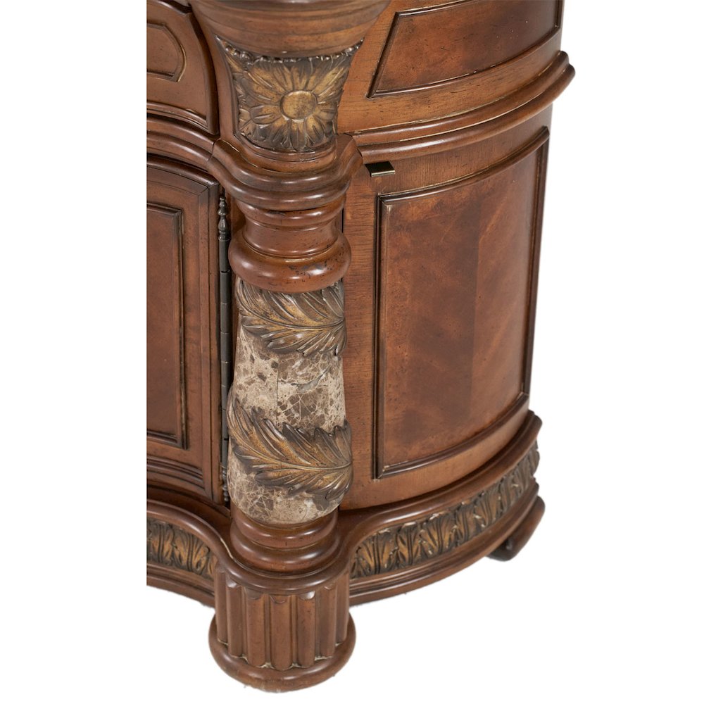 Villa Valencia Bedside Chest with Mirror - Classic Chest