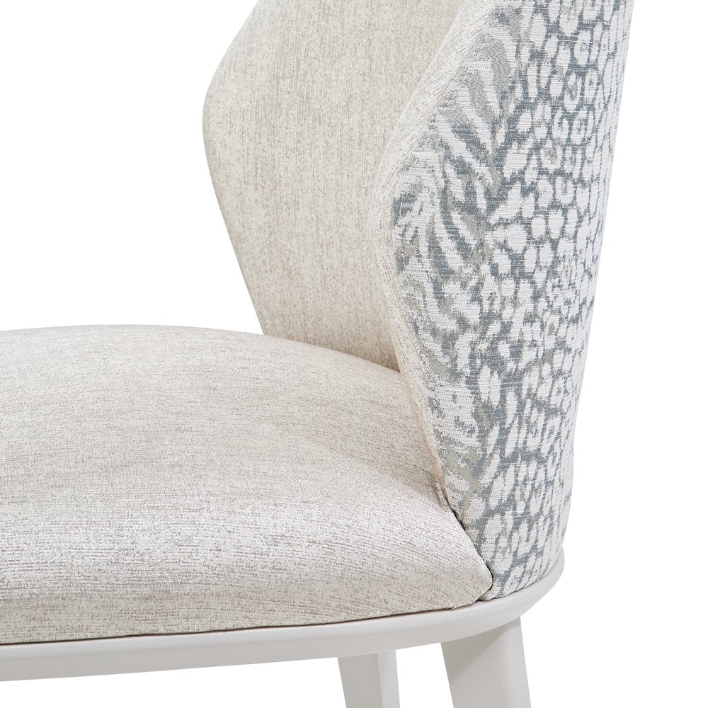 Lisbon Dining Side Chair - Silken Matte Cream Set of 2