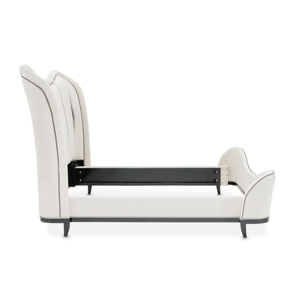 Tuxedo Eastern King Upholstered Bed - Piano Keyboard