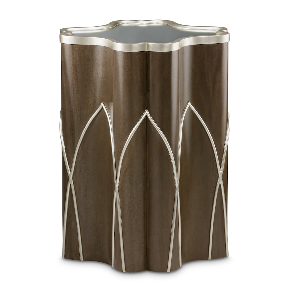 Villa Cherie Chairside Table - Hazelnut